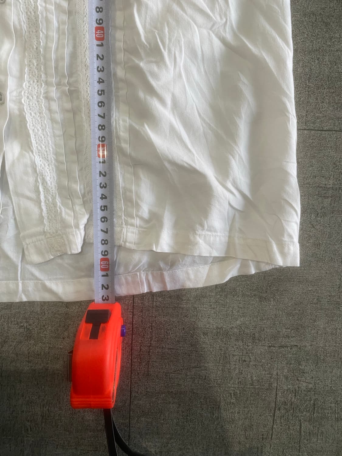 일본빈티지 달천깔페어리 레이스할메카지 블라우스 화이트 상품이미지3