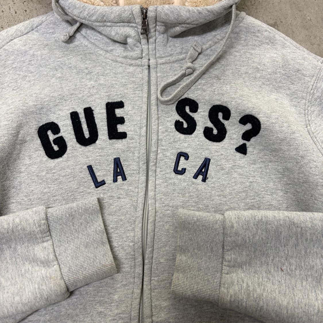 게스 양털 후드집업[1974] 상품이미지5