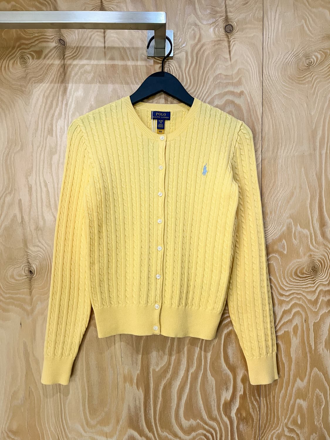 폴로 랄프 로렌 QR 라벨 케이블 가디건 상품이미지1