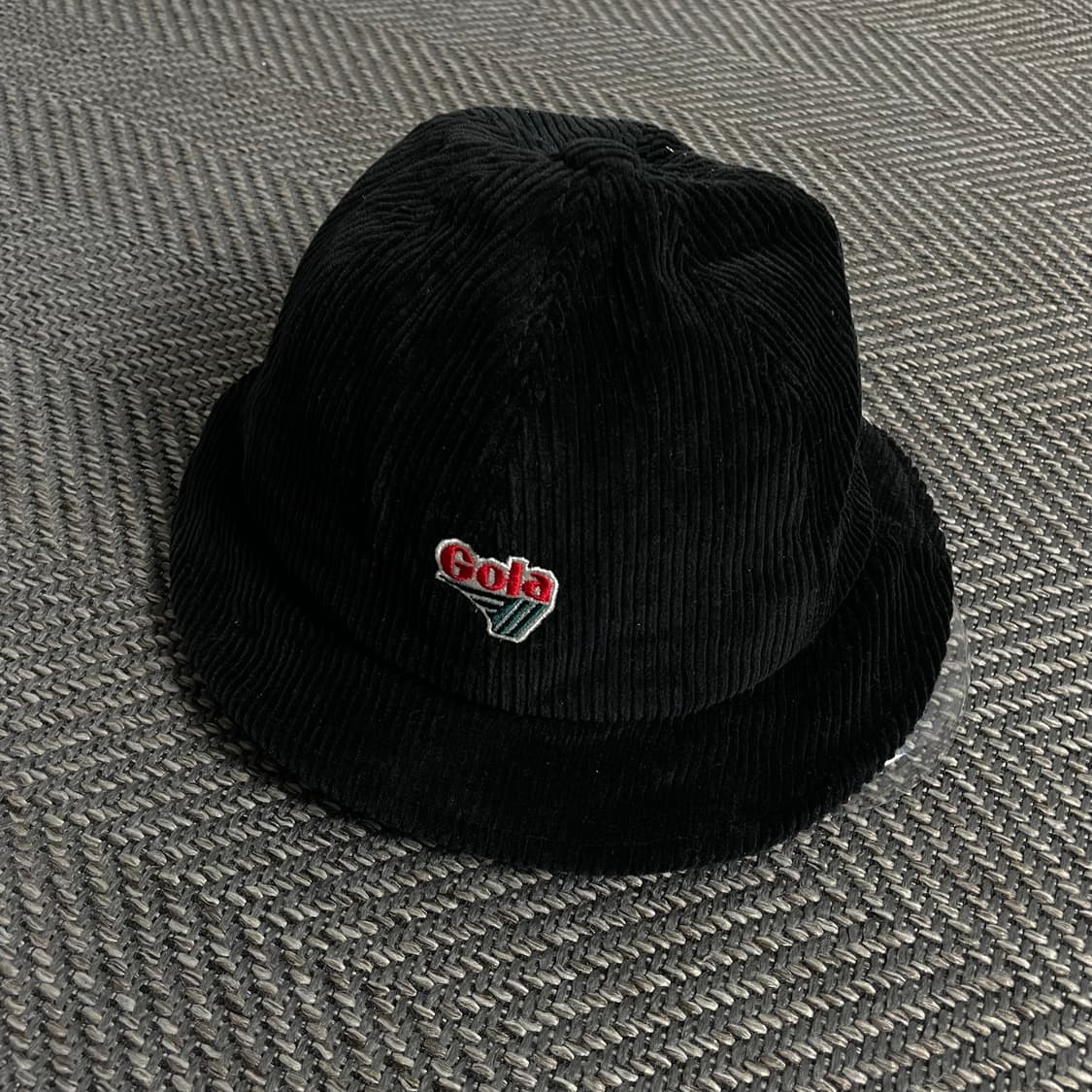 GOLA 코듀로이 버킷햇 블랙y 3907 상품이미지1