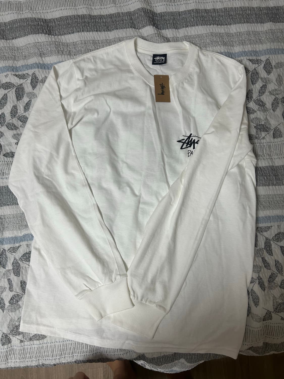 스투시 파리 스탁 롱슬리브 m 새상품 상품이미지2