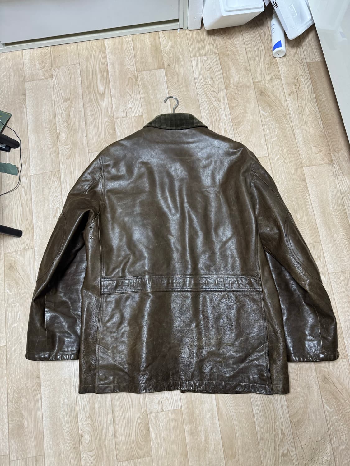 폴로 레더 헌팅자켓  상품이미지3