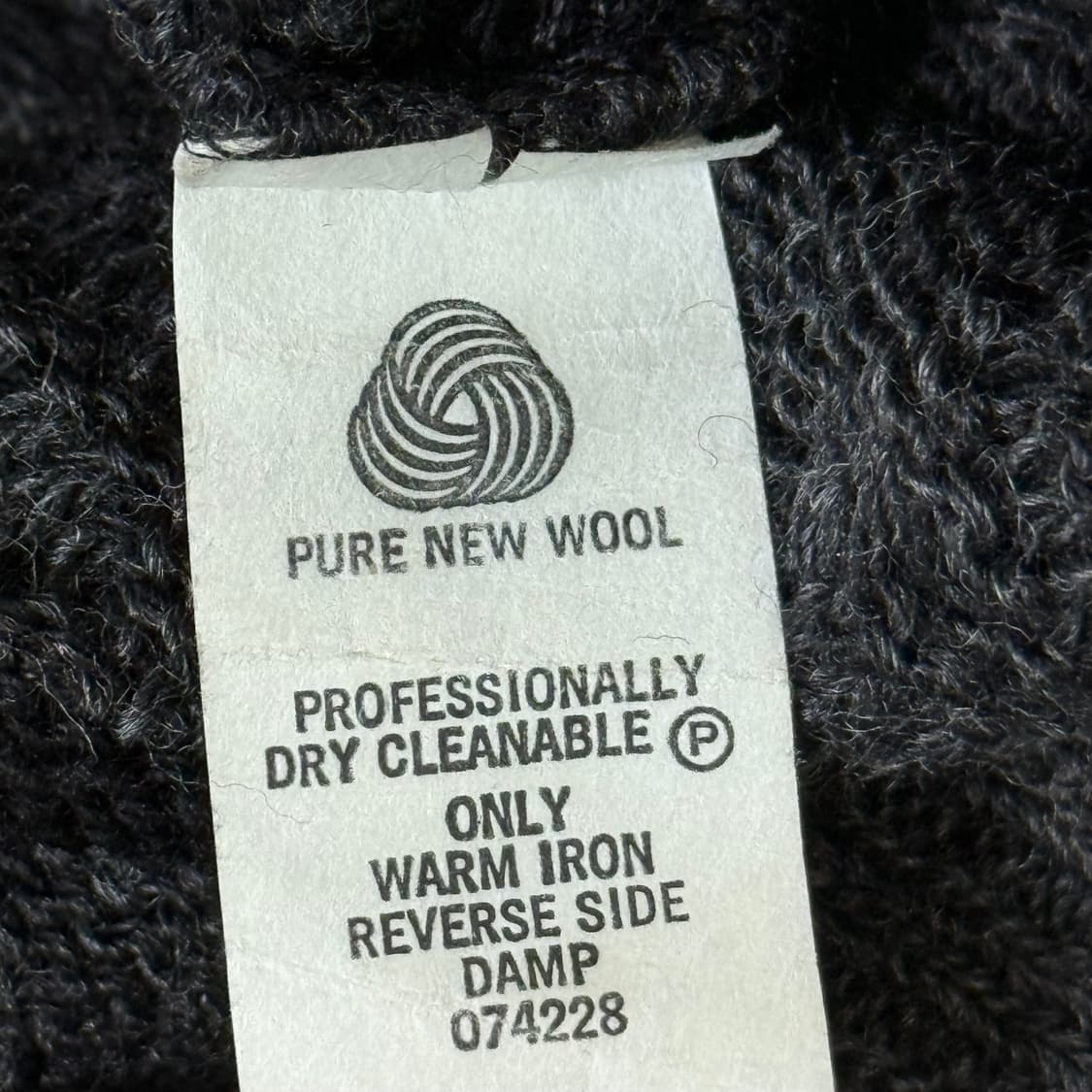 쿠지st 호주 울 케이블 니트 M 상품이미지5