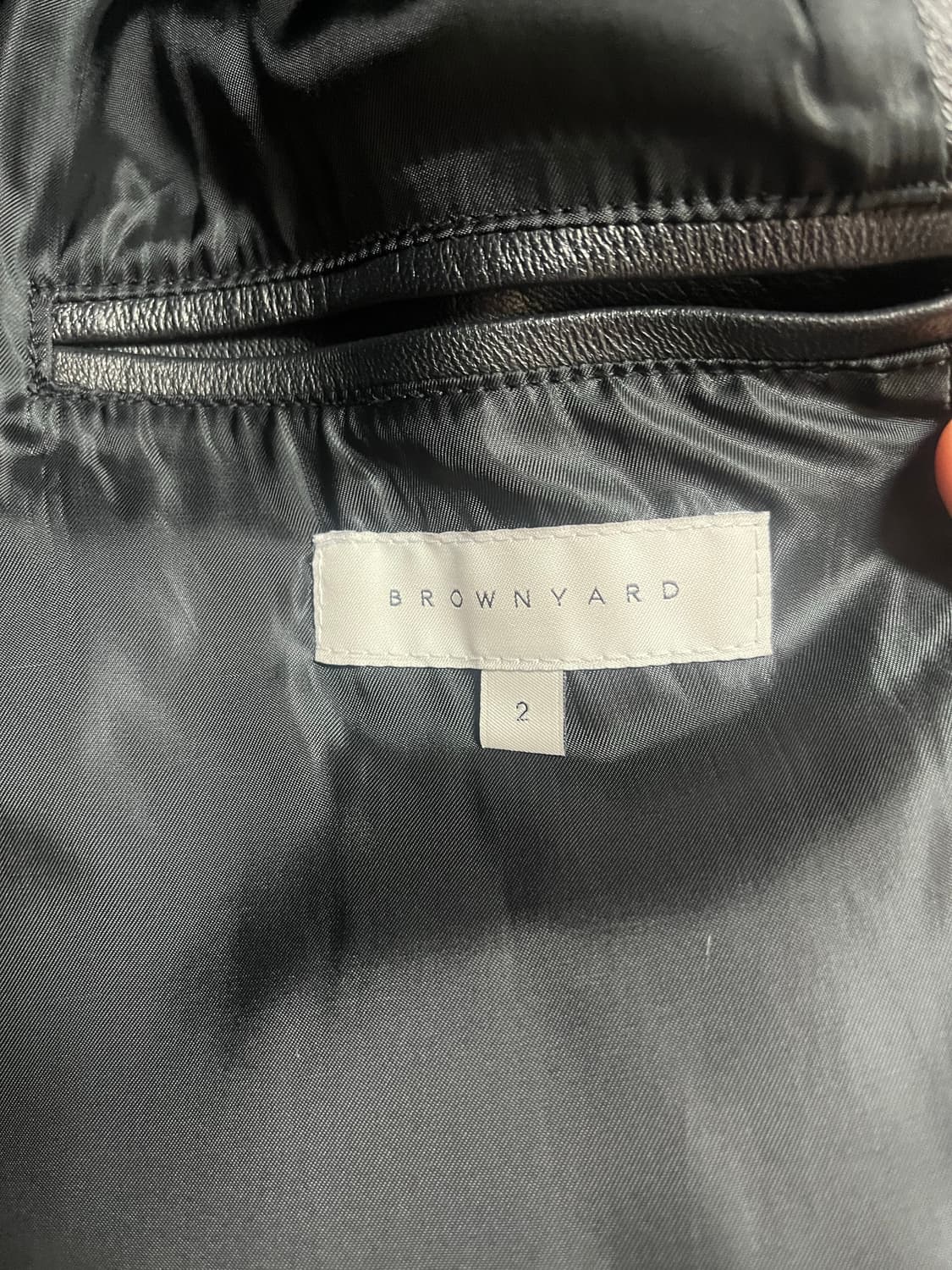 [브라운야드] 레더 카코트 블랙_ 2 사이즈 상품이미지5