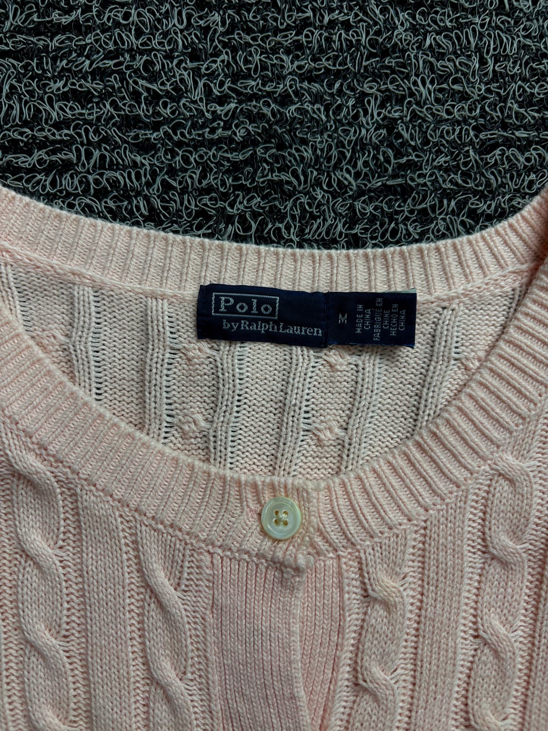 폴로 랄프로렌 신형 포니 로고 우먼스 케이블 하프 가디건 1479 상품이미지3