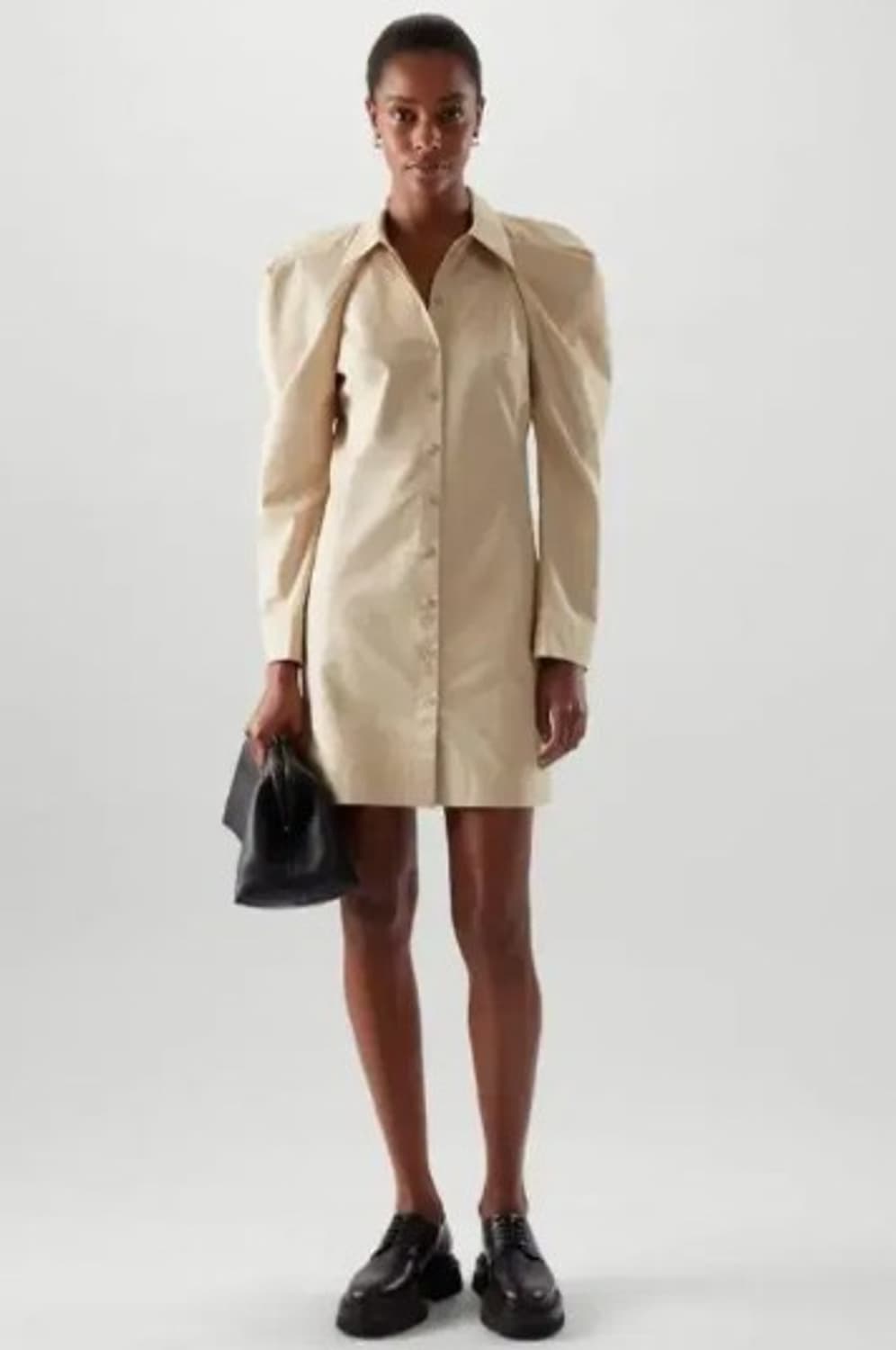 코스 COS 드레이프 코튼 미니 원피스 PN8059 상품이미지2