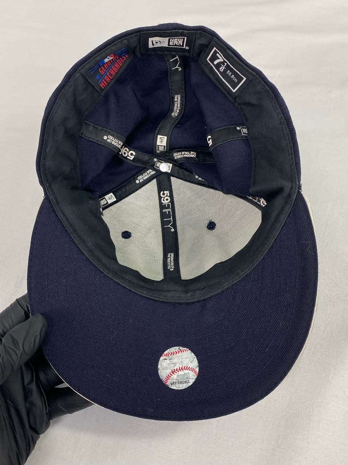 뉴에라 뉴욕양키즈 빅로고 레어 투톤 캡 7 1/8 상품이미지6