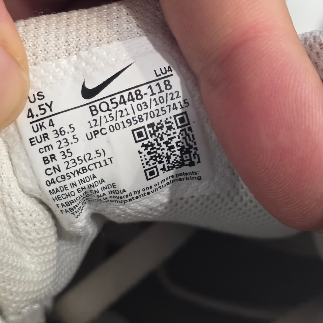 1q-23:나이키 코트 버로우 로우 GS 화이트(235) 상품이미지10