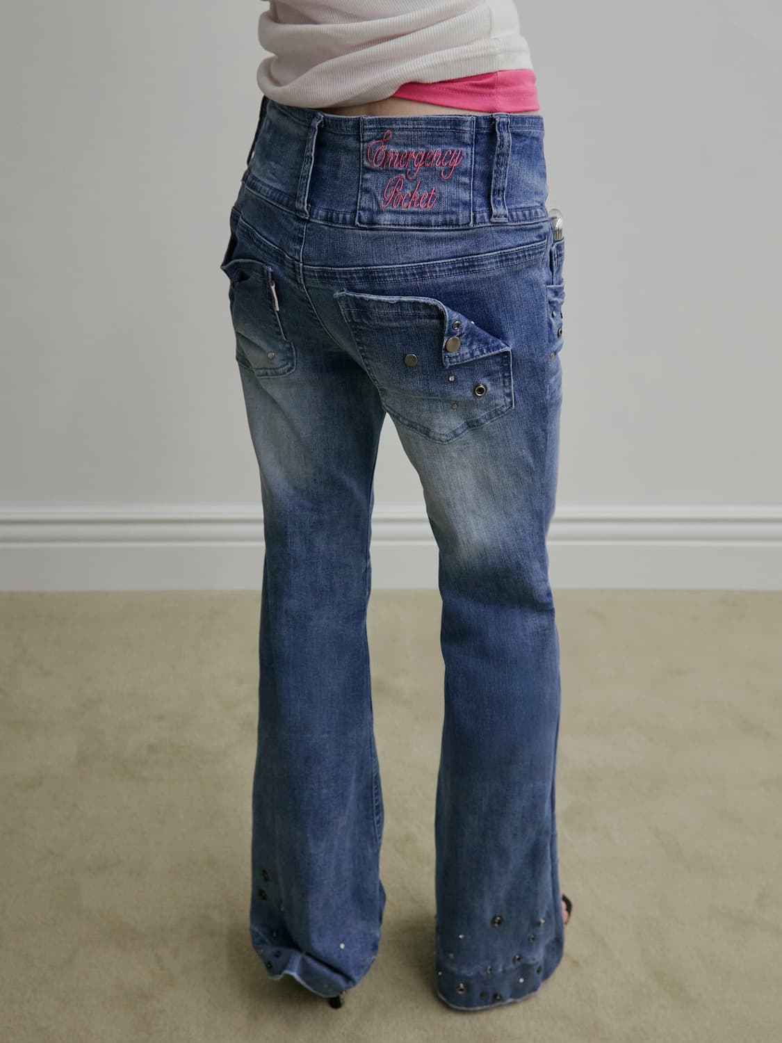 Sculptor DIY Bootcut Denim Ice Blue 상품이미지3