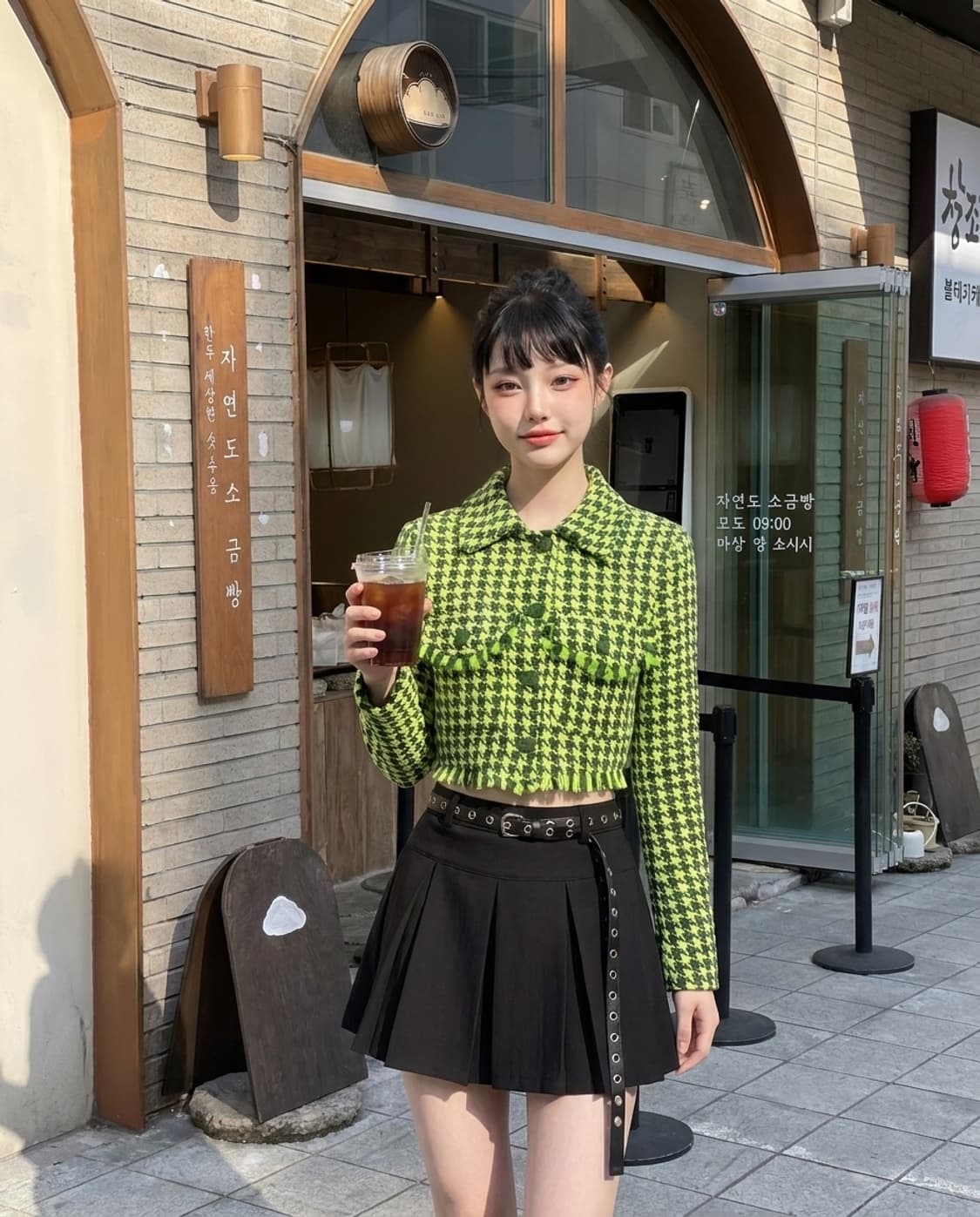 빈티지 트위드 크롭 자켓 상품이미지2