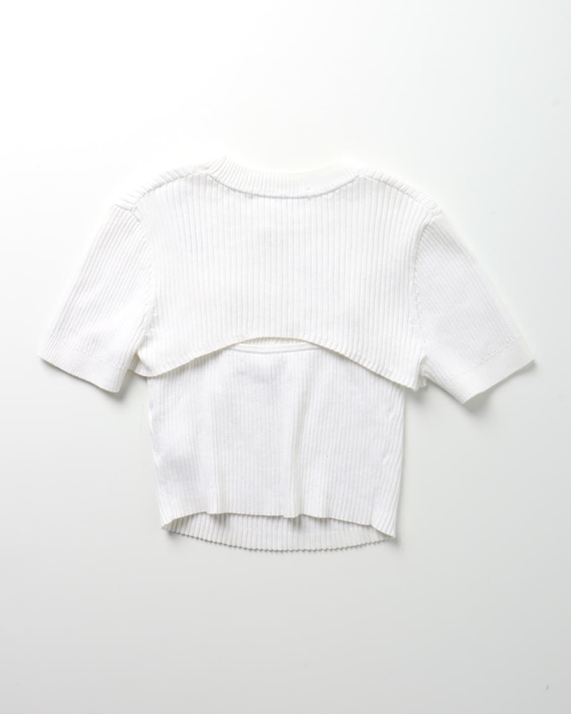 Calvin Klein Ribbed Layered T-shirt 상품이미지2