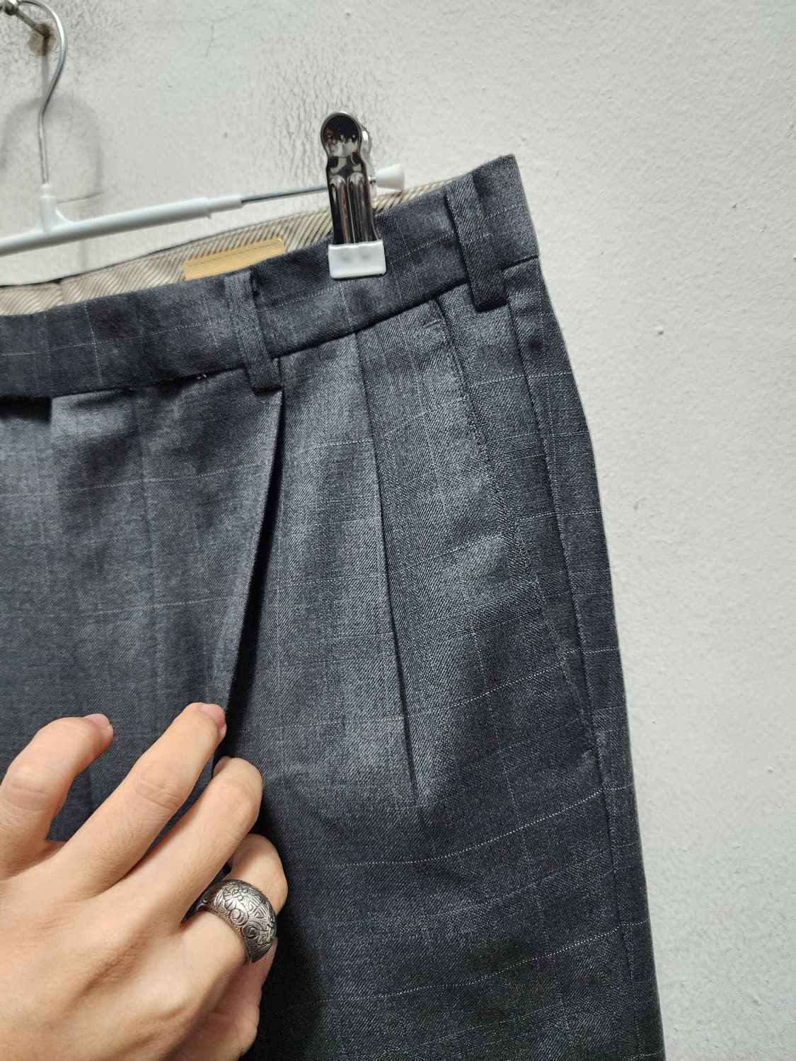 90s 빈티지 제냐 원단  wool 수트셋업 상품이미지8