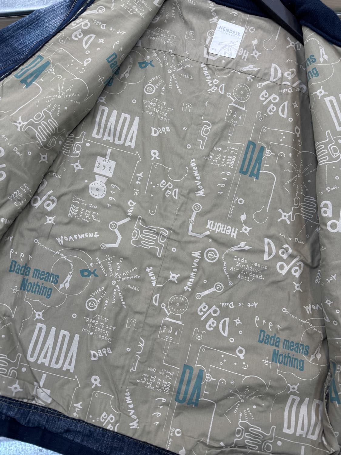 헨드릭스 Y2K 데님 집업 자켓 상품이미지5