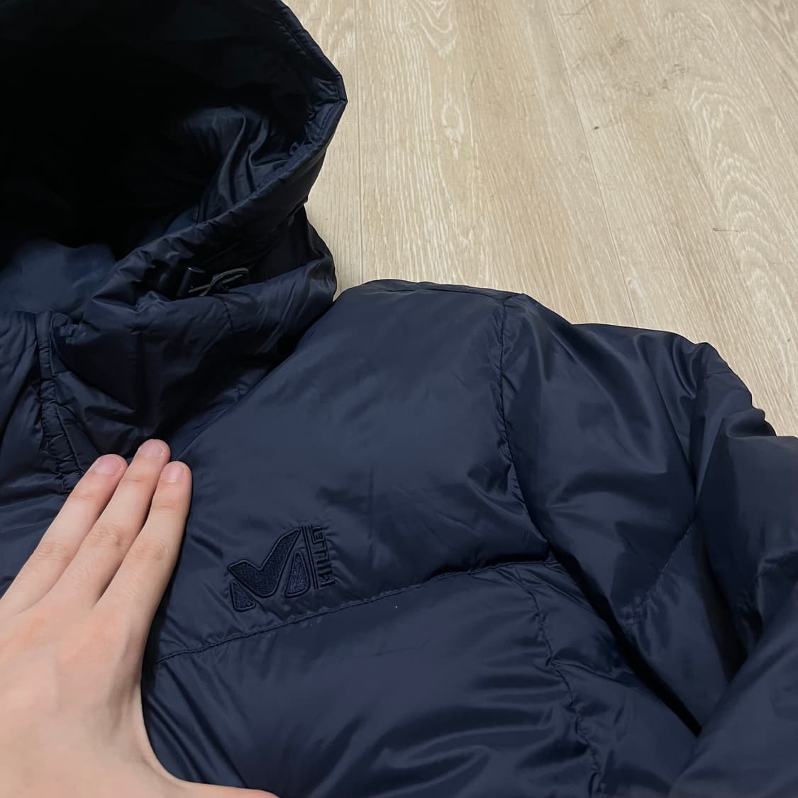 밀레 다운 오리지널 로고 롱패딩 90 상품이미지5