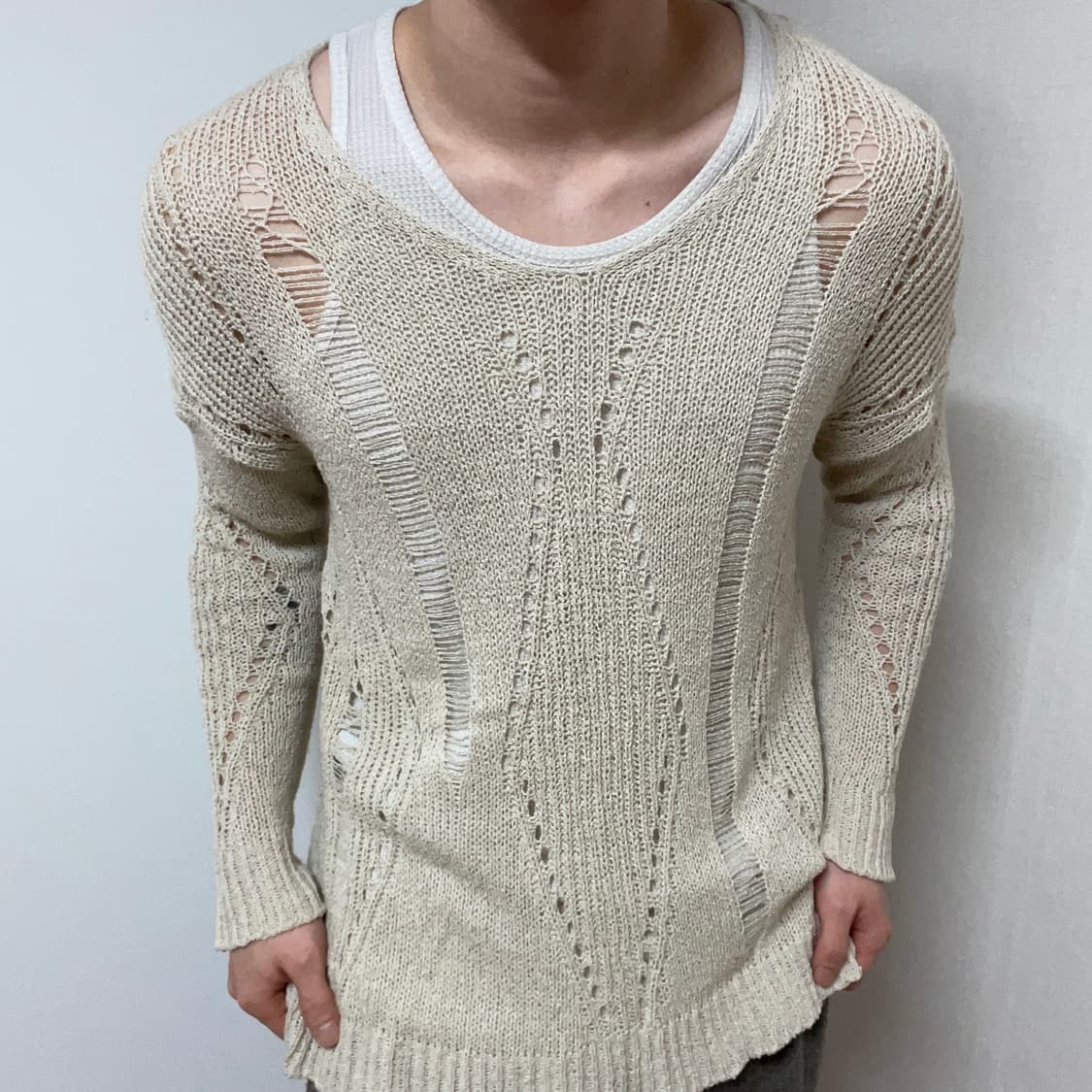 JAPANESE VINTAGE GRUNGE KNIT 상품이미지7