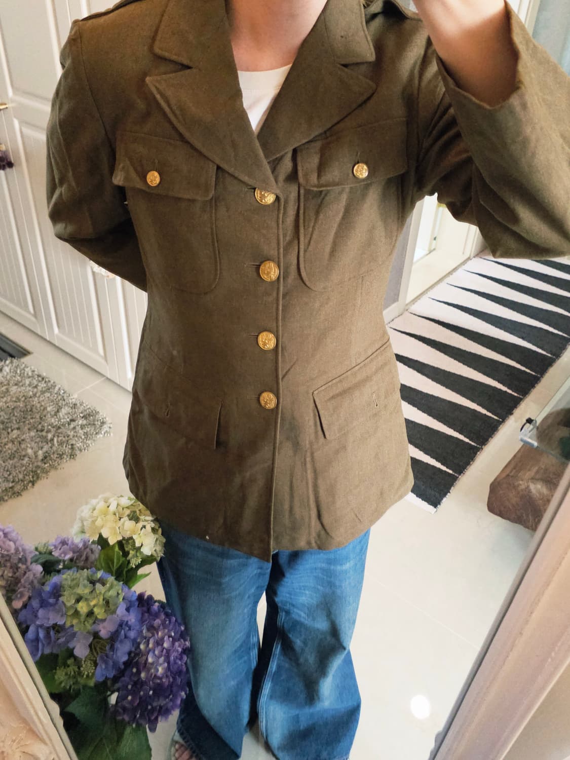 1942년 WW2 USAAF Wool Dress Jacket 상품이미지6