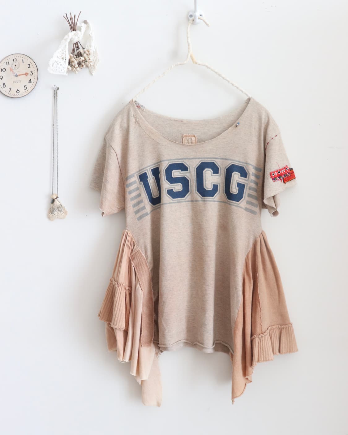 [Beams Boy] Rework College Frill T-Shirt 상품이미지9