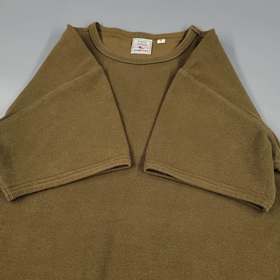 AVIREX KHAKI SHORT SLEEVE KNIT 상품이미지8
