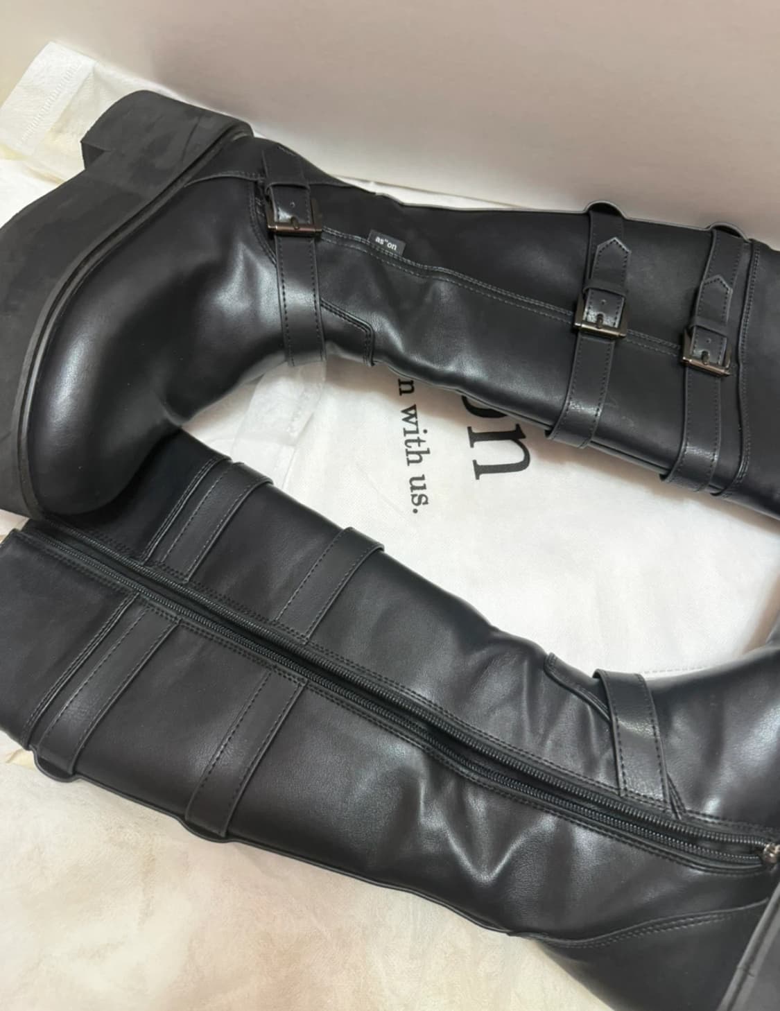 애즈온 마야부츠 롱 블랙 250 상품이미지2