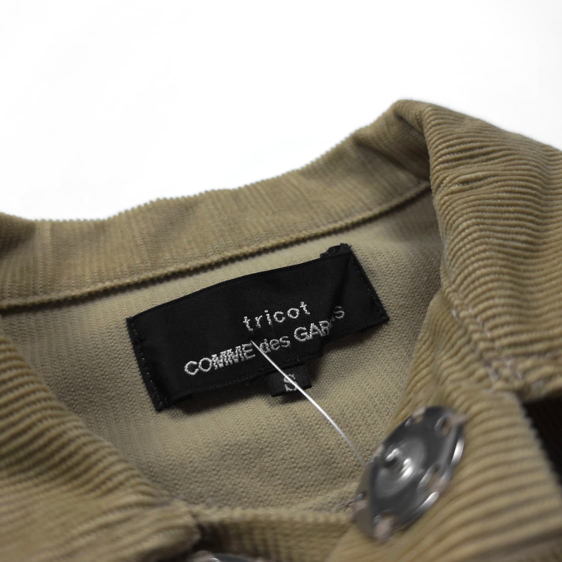꼼데가르송 일판 코듀로이 디테일 크롭 자켓 (S) 상품이미지5