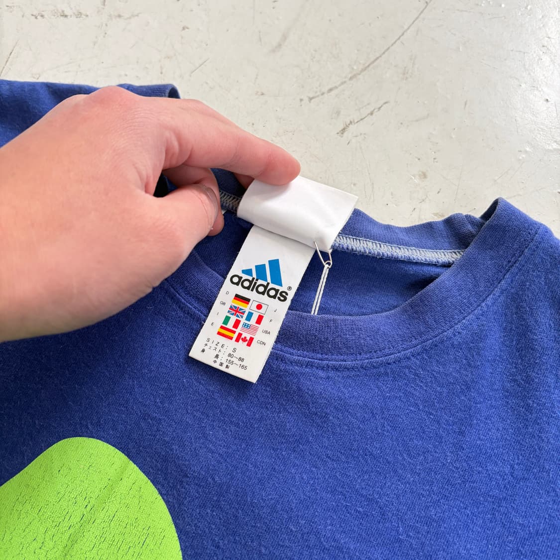 00s 아디다스x기린 국가대표 기념 반팔티 S 상품이미지7