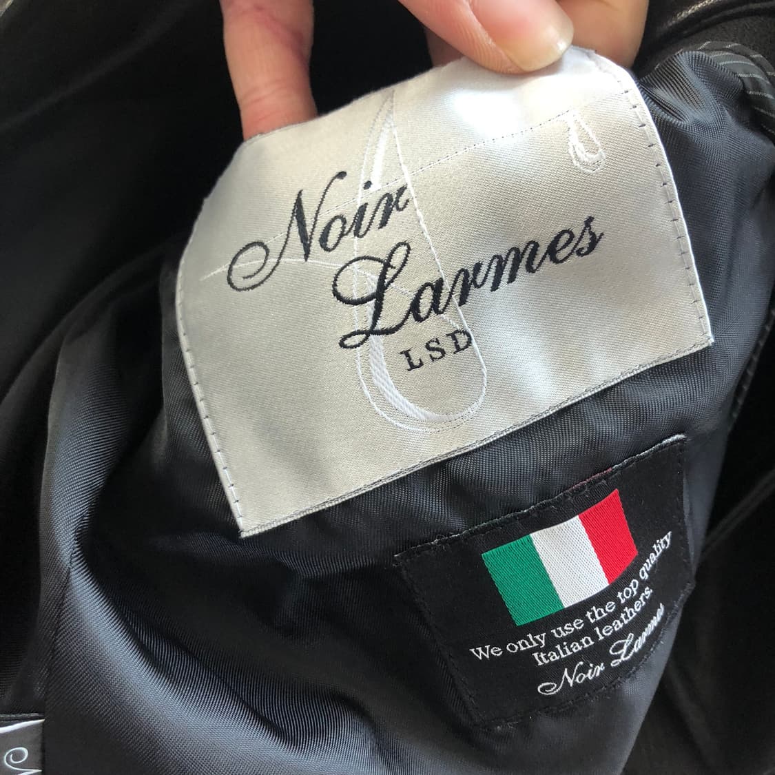 느와르라르메스 레더자켓 상품이미지6