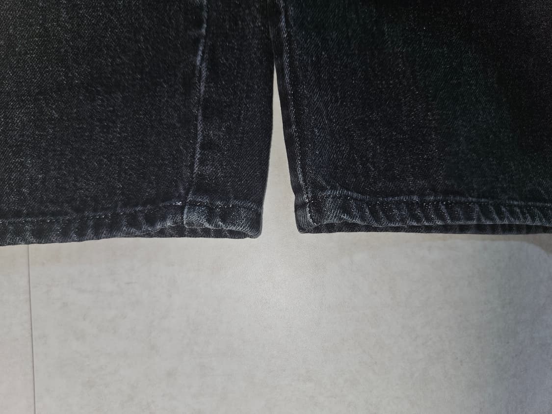 아모멘토 드로우 스트링 데님팬츠 블랙 상품이미지5