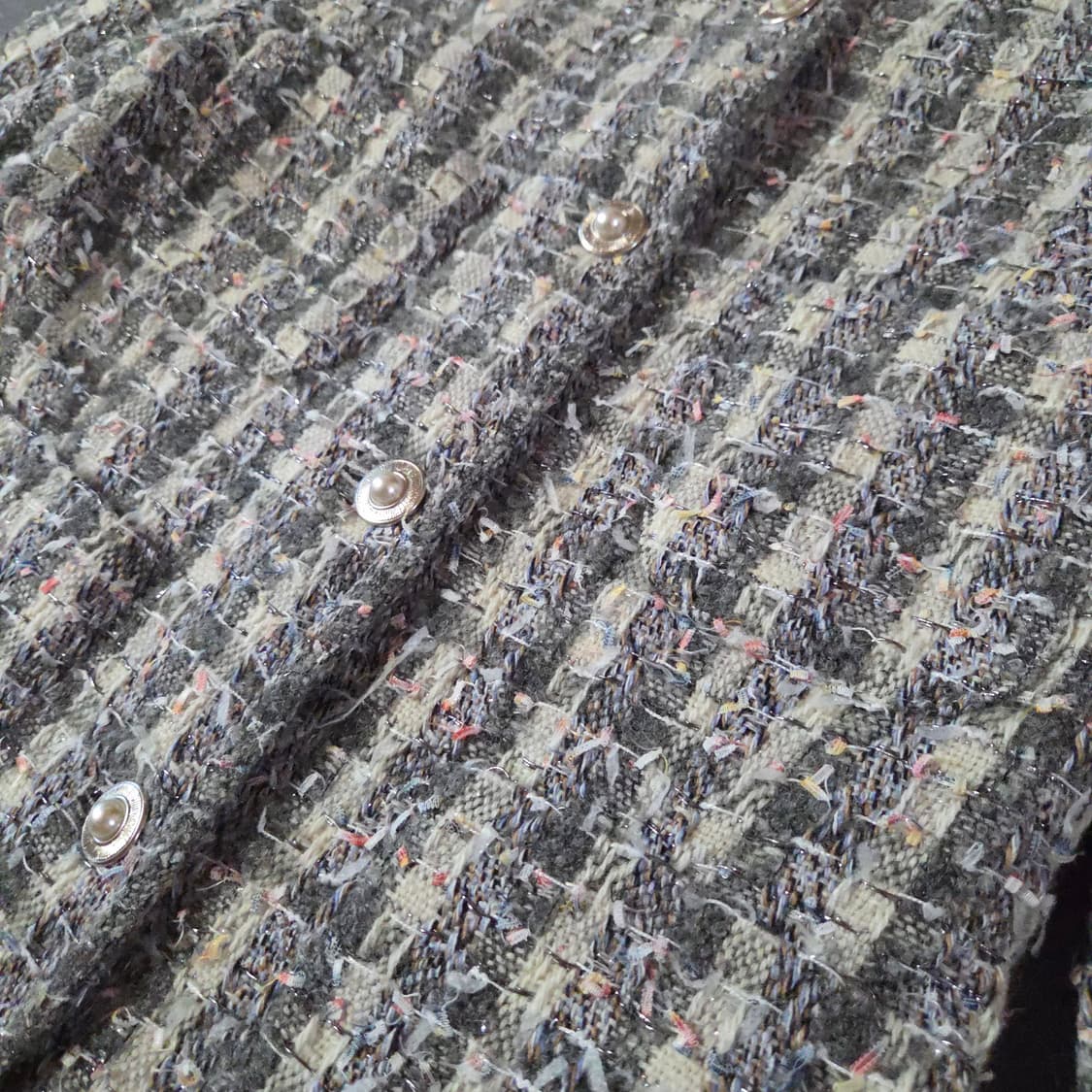 비에이유 브레이드앤유 brideandyou 라운드넥 트위드 자켓 0 상품이미지8