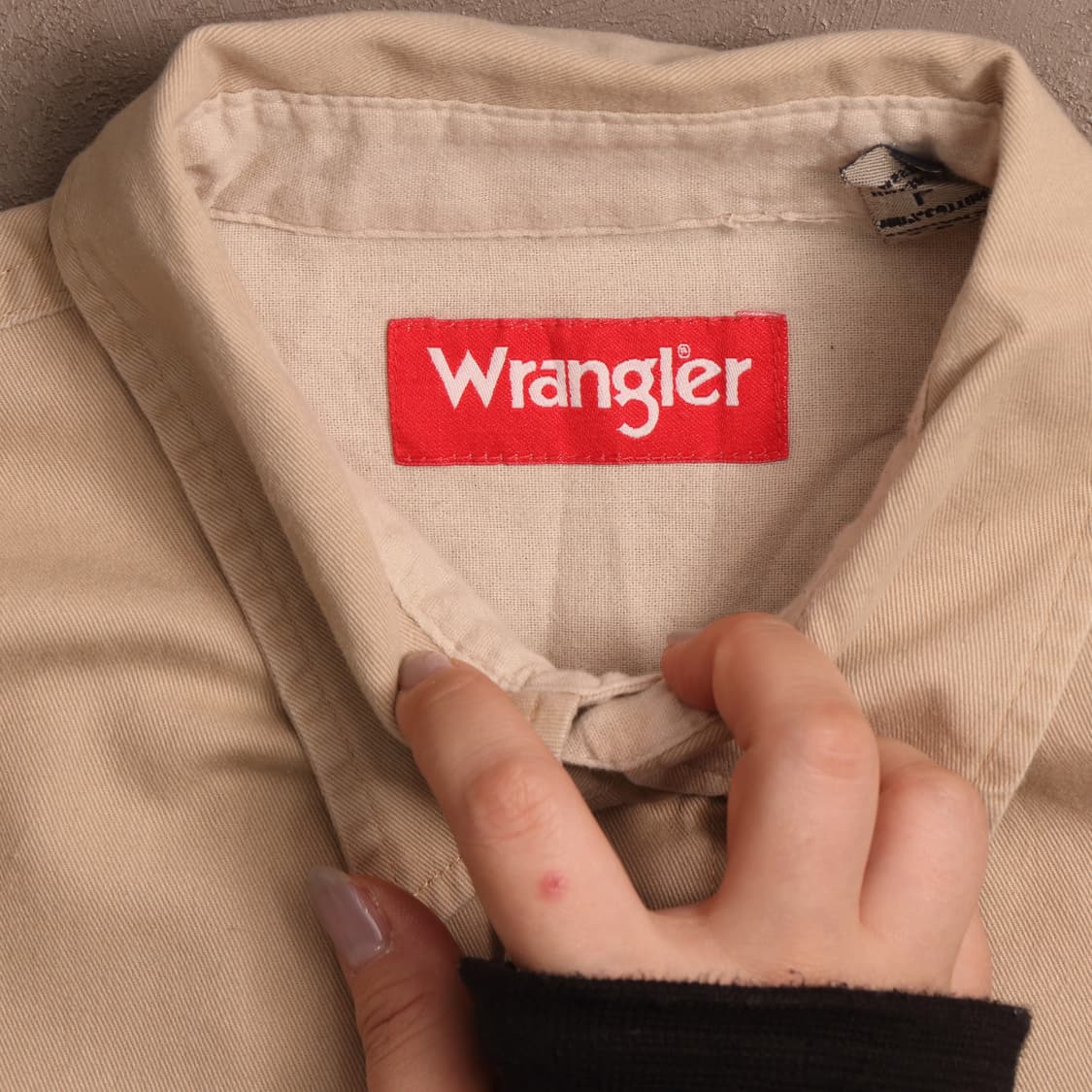 랭글러 코튼 워크셔츠 베이지 A1538 상품이미지3