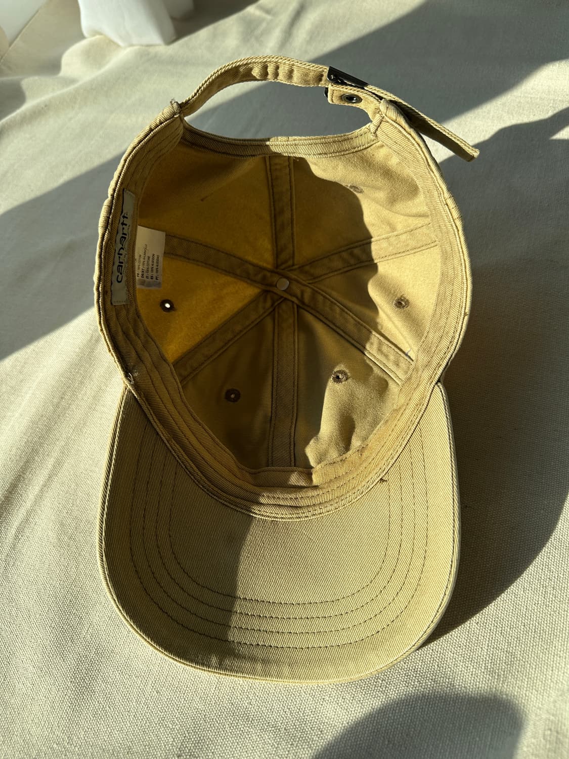 칼하트 WIP 캔버스 볼캡 상품이미지4