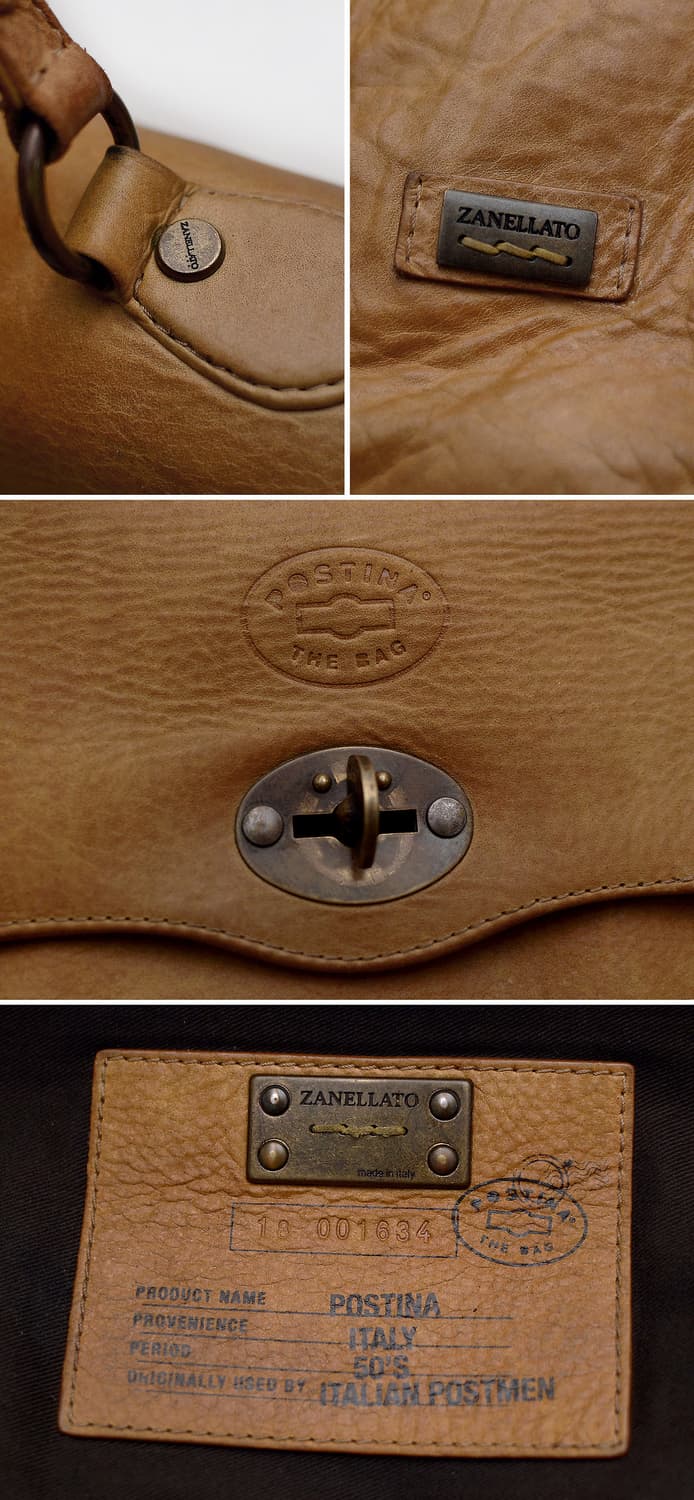 자넬라토 포스트맨 이탈리안 바게타레더 가죽 브리프케이스 상품이미지10