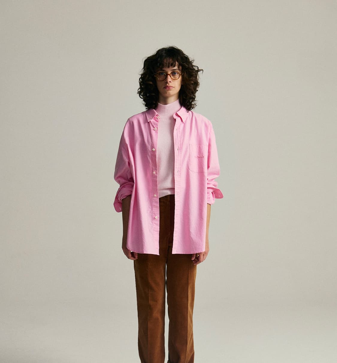 더 바넷 핑크 옥스포드 셔츠 상품이미지9