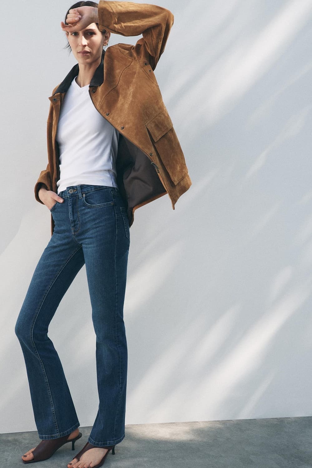 ZARA 자라 부츠 컷 데님 팬츠 상품이미지3