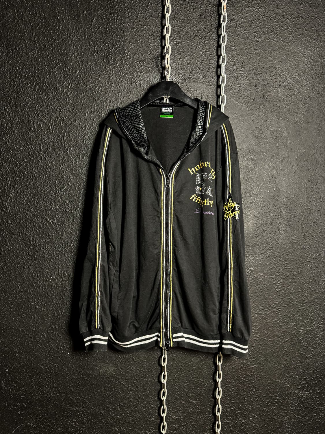 Strange Heaven – Studded Line Hoodie Jac 상품이미지1