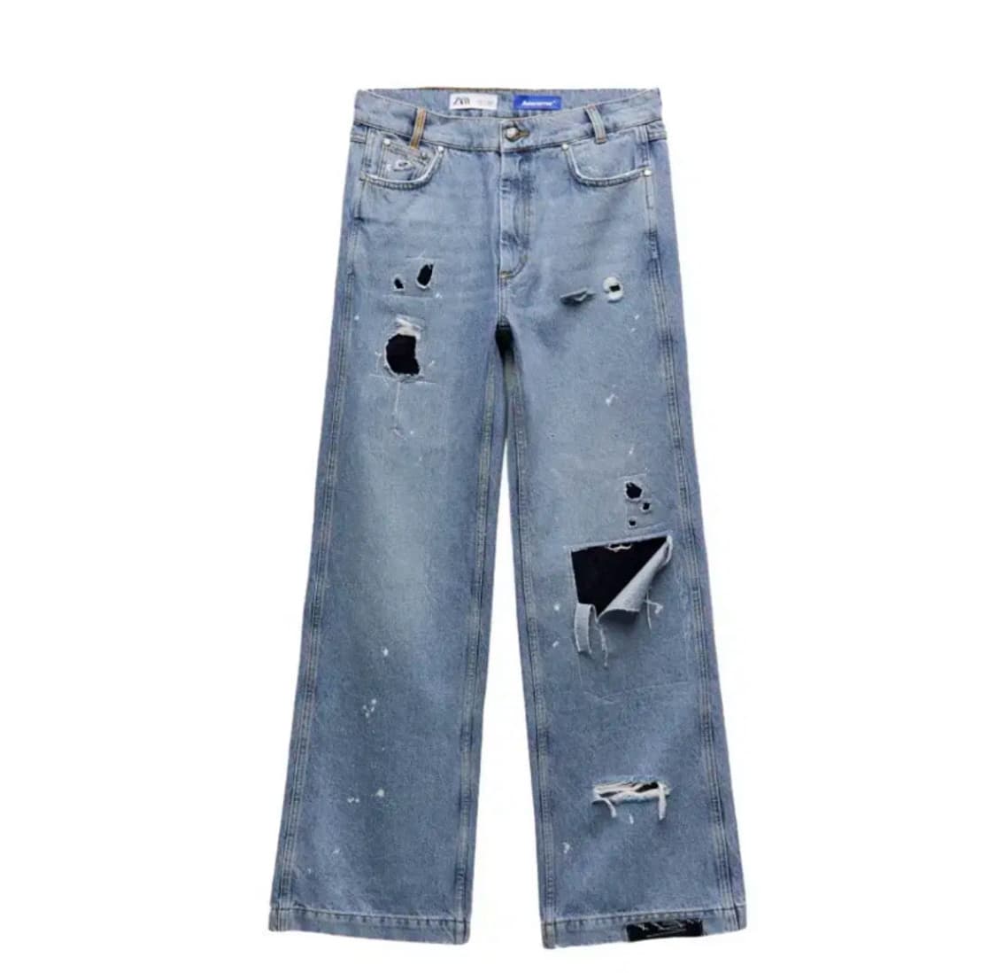 [40] 자라 아더에러 패치워크 데님 진 블루 상품이미지1