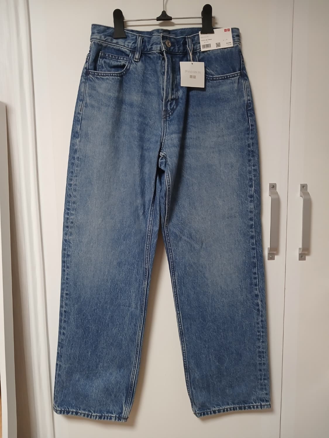 유니클로 JW 앤더슨 스트레이트 데님 팬츠 청바지 65블루 상품이미지2