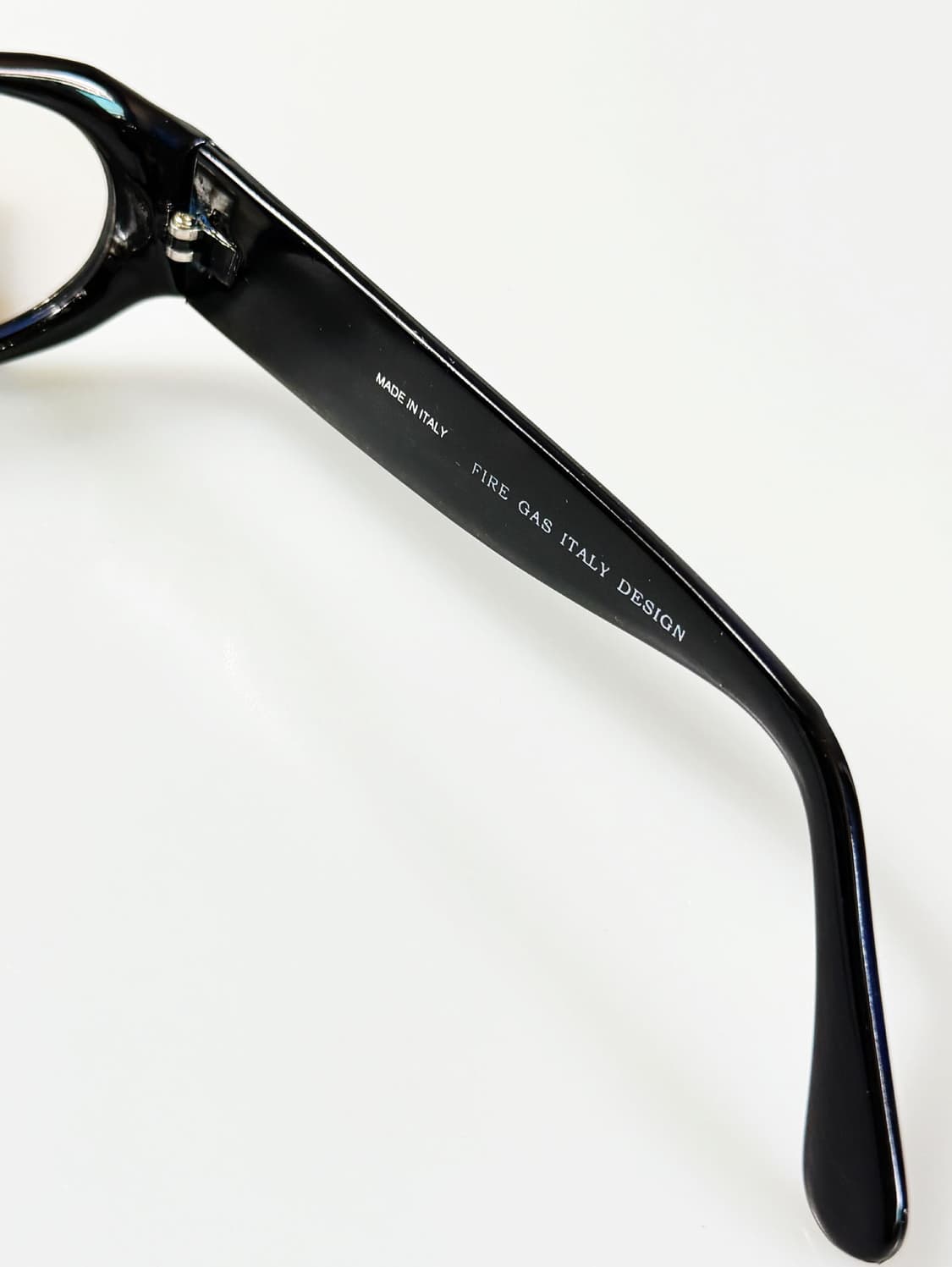 90s FIRE GAS 볼드 오벌 투명틴트 빈티지 선글라스 상품이미지6