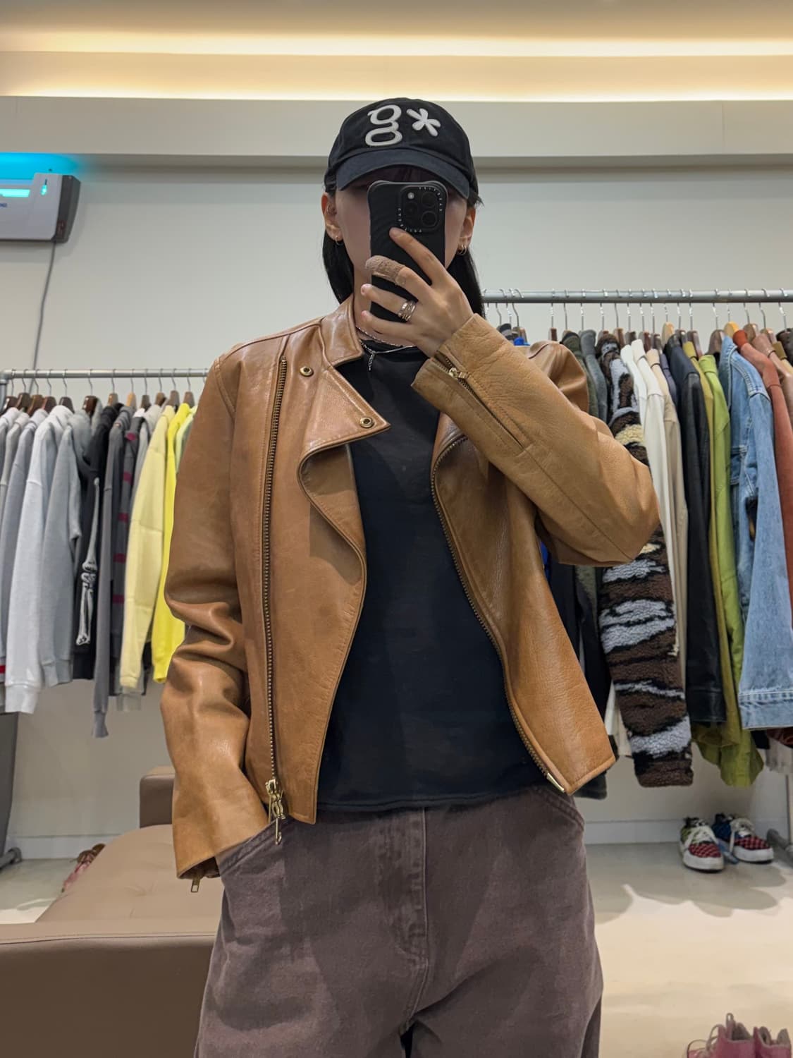 코치 언발란스 투웨이 레더 자켓 상품이미지9