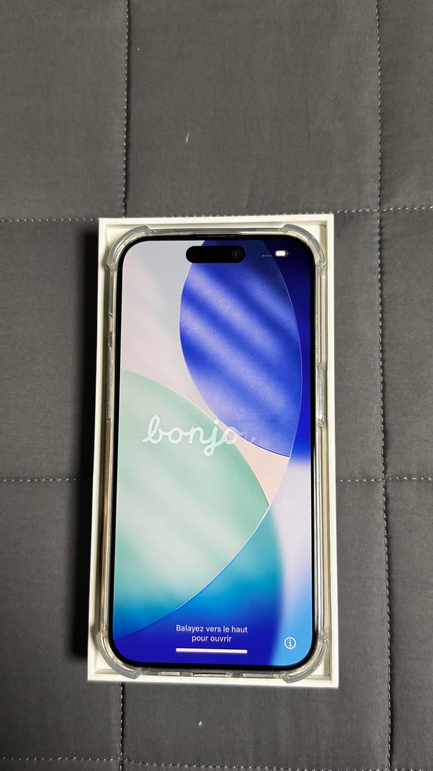 아이폰 15프로 블루 256g 배성100 상품이미지1