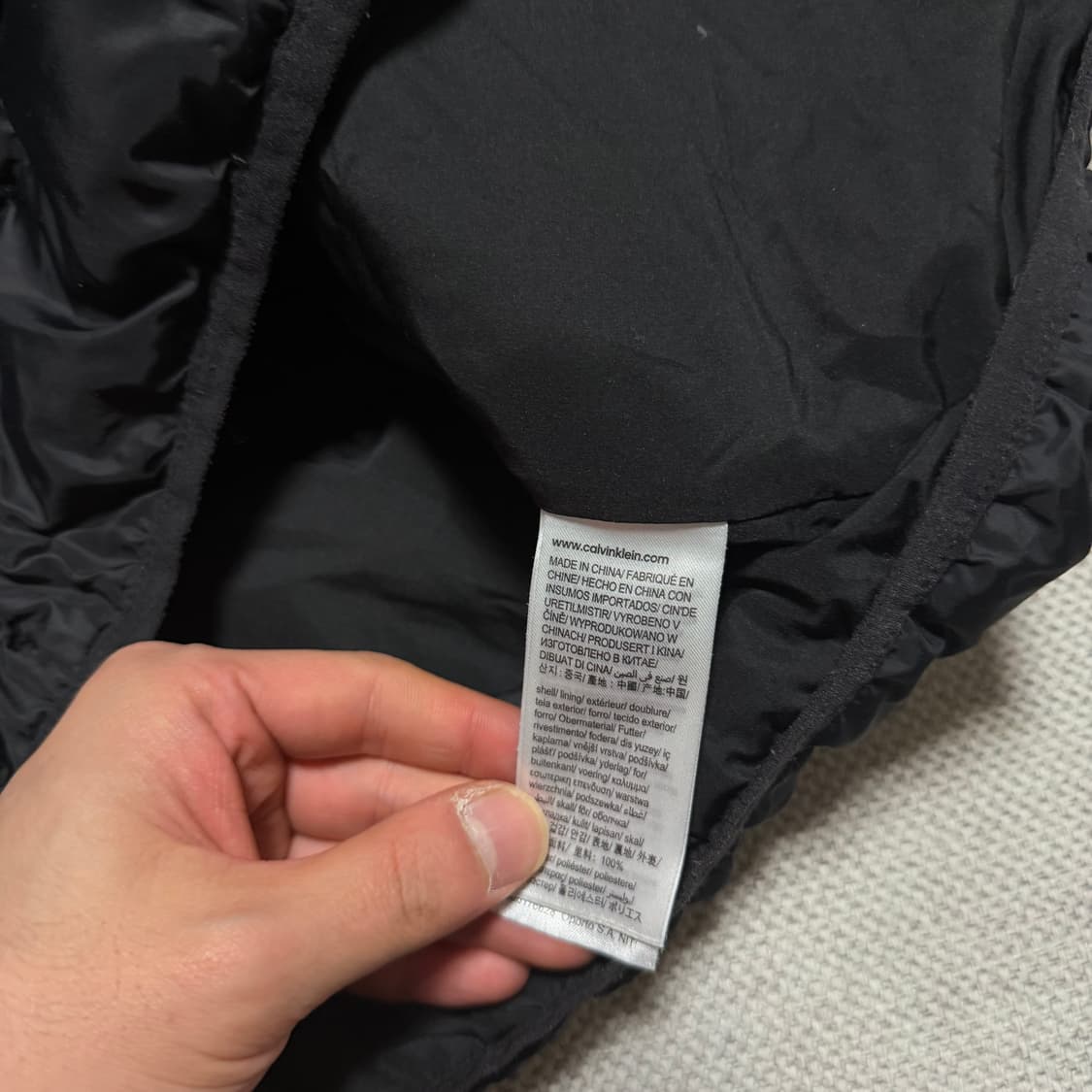 켈빈 클라인 진스 경량패딩 자켓 상품이미지3