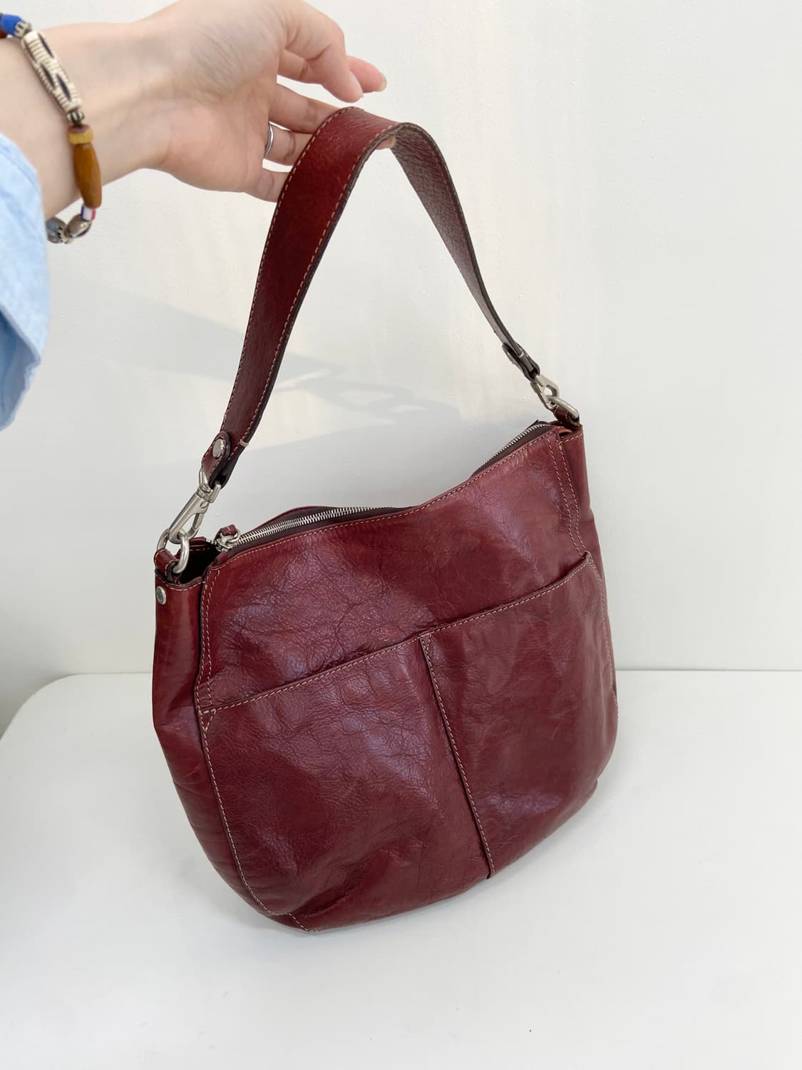 Beau Dessin 레더 호보 숄더백 상품이미지2