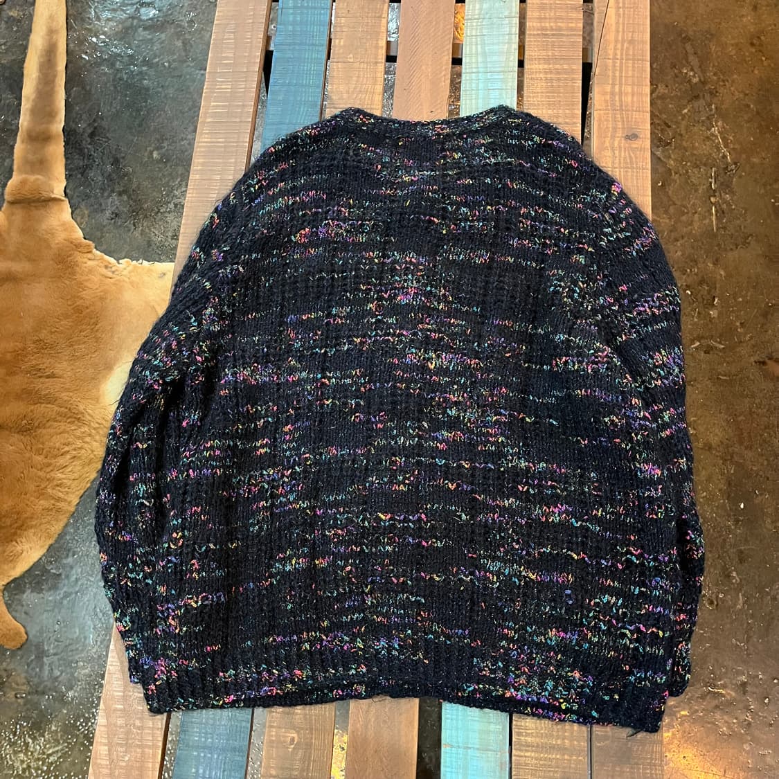 빈티지 핸드메이드 니트 가디건 상품이미지6