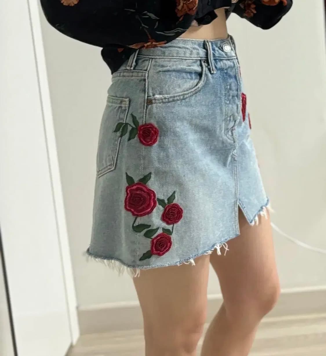 Revolve / Grlfrnd / 걸프렌드 / 청치마 / 미니스커트 상품이미지6