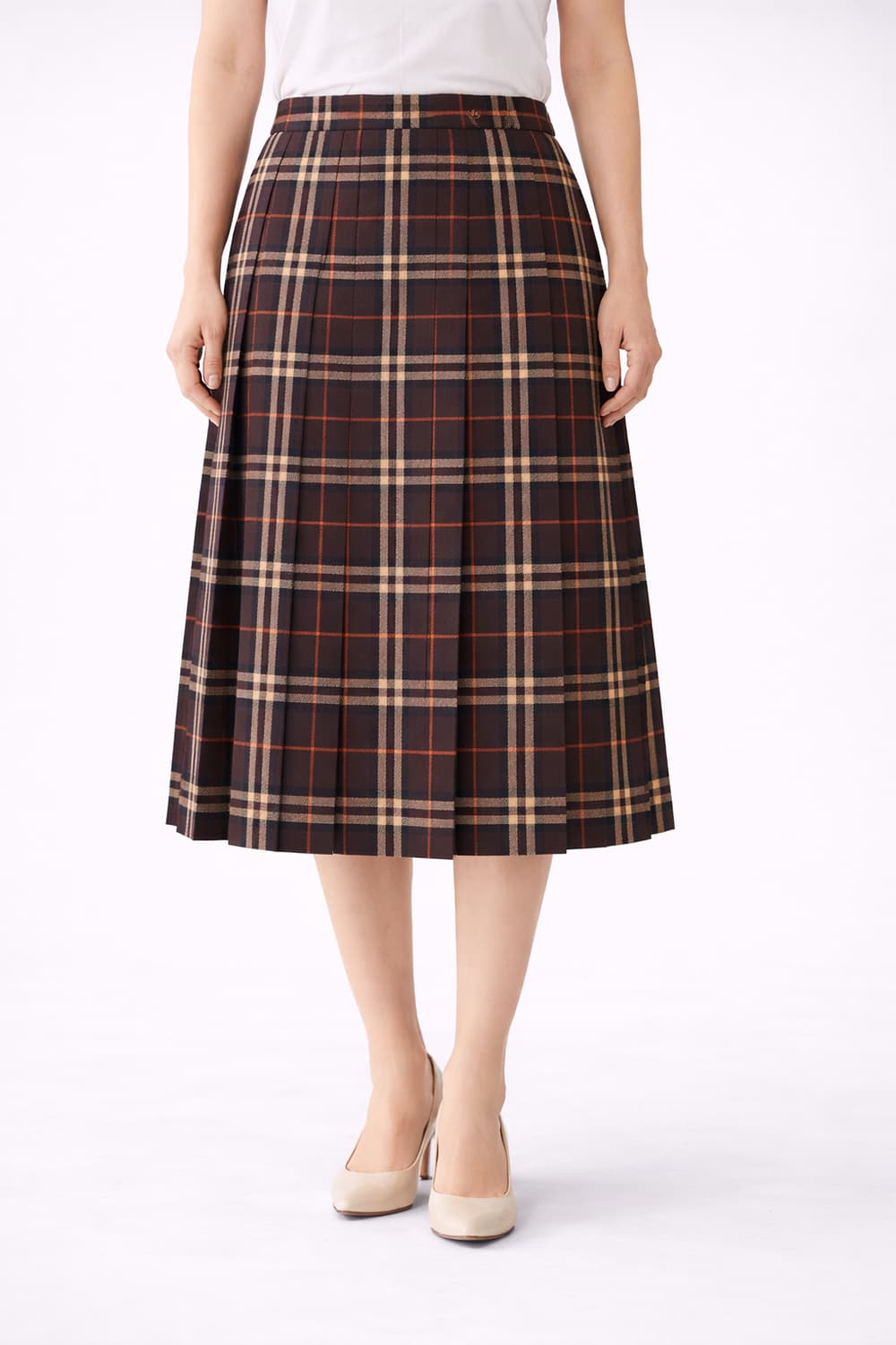 버버리 랩 스커트 여성 울스커트 상품이미지6