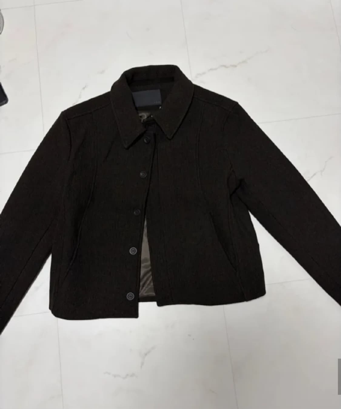 [ 새상품급 ]르마드 시그니처 울 자켓 브라운 3 데릭 이핏 상품이미지5