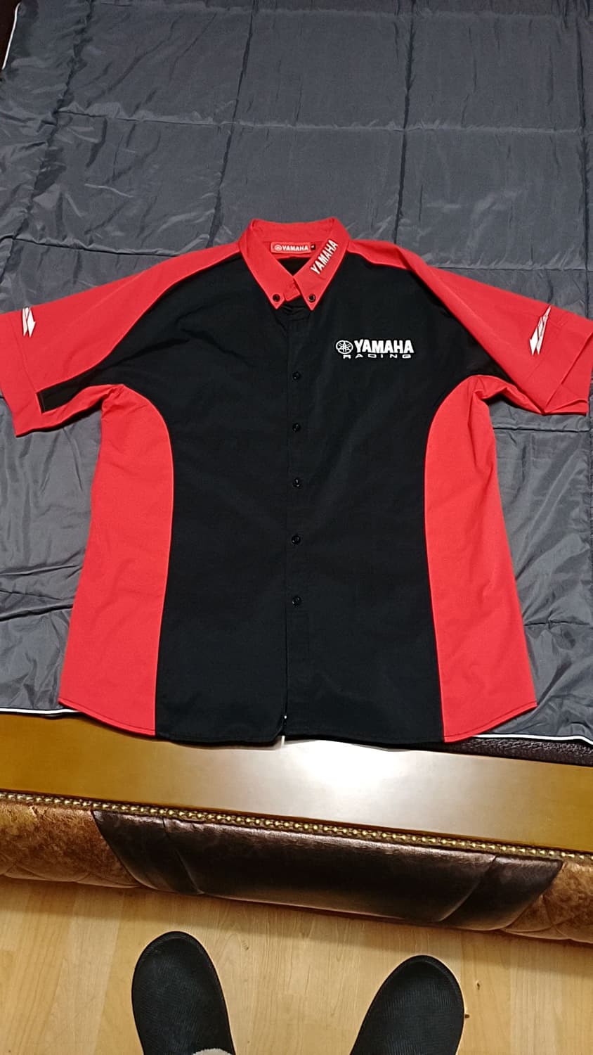 야마하 레이싱 냉감반팔셔츠 105 가슴57 기장75 상품이미지1