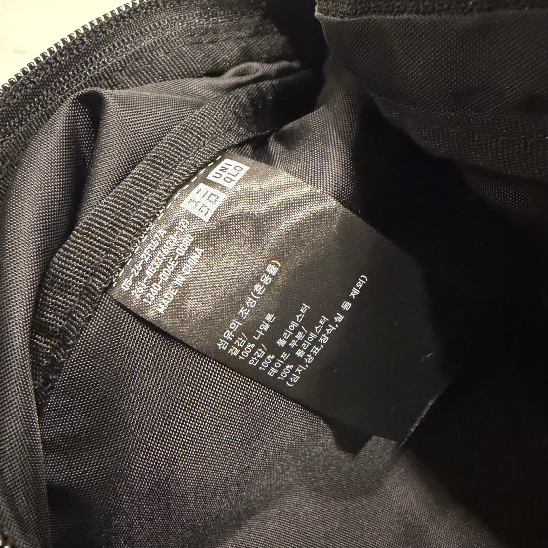 유니클로 블랙 웨이스트백 힙색 상품이미지3