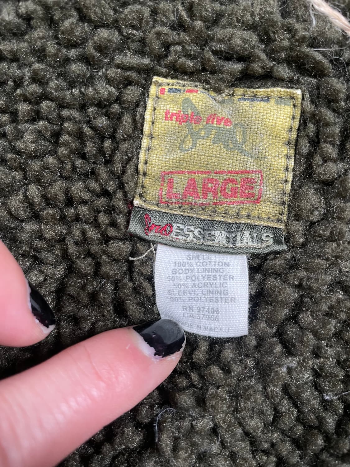 Triple5Soul 카모 쉐르파 자켓 상품이미지7