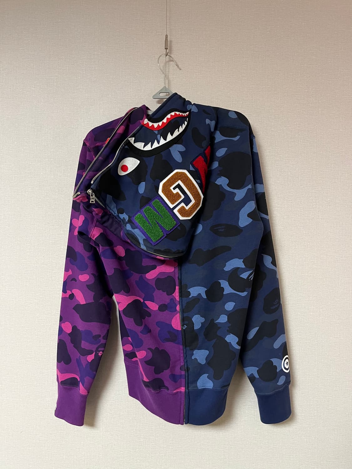 베이프 세퍼레이트 블루,퍼플 M사이즈 상품이미지1