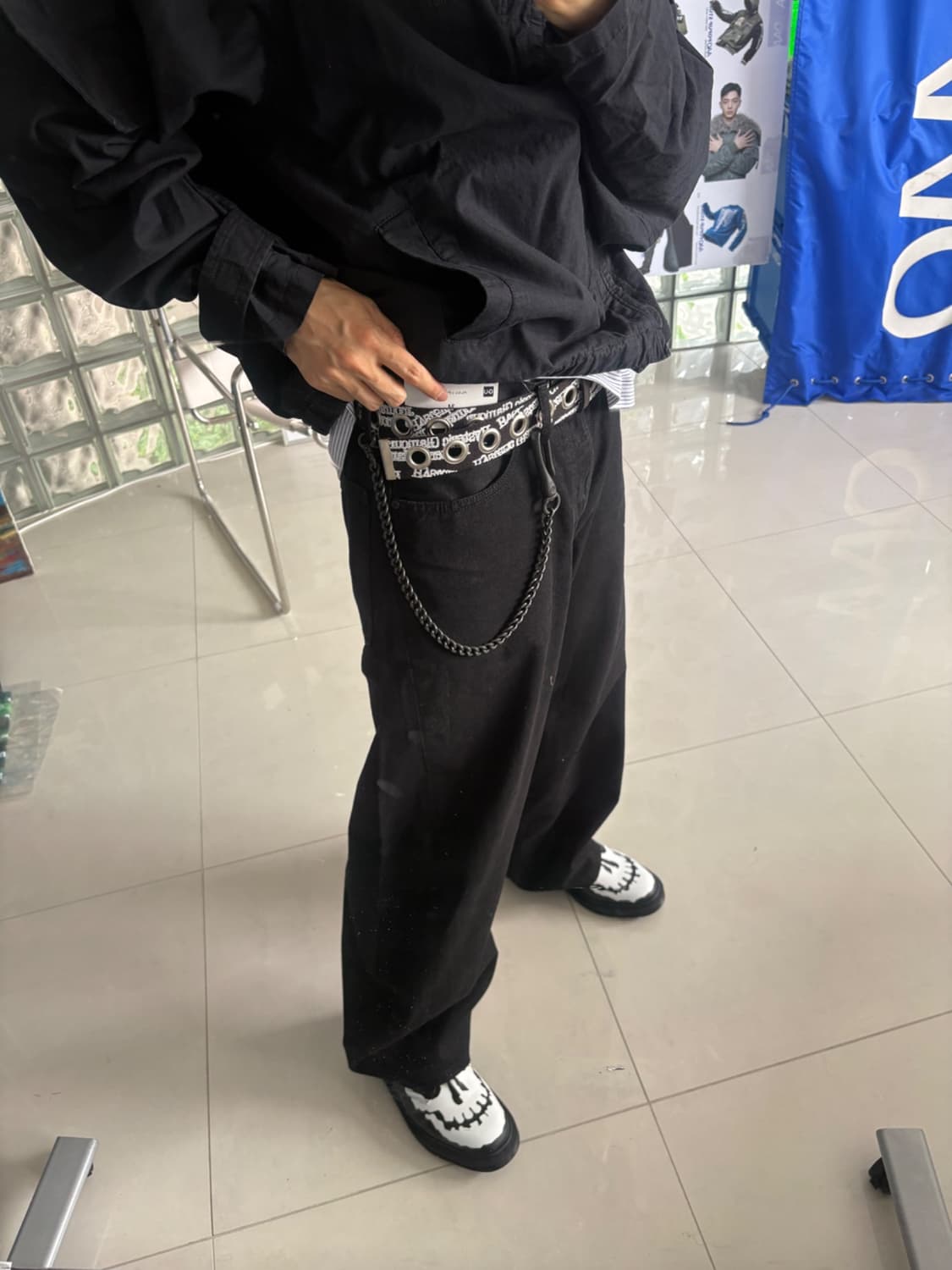 barrel leg pants 바지 상품이미지2